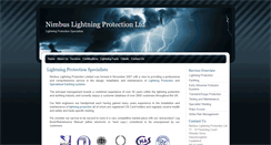 Desktop Screenshot of nimbus-lightning.co.uk